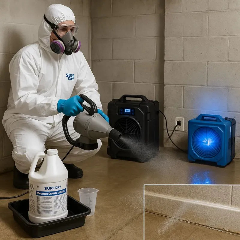 Sanitization and Odor Removal process in Princeton Meadows, NJ