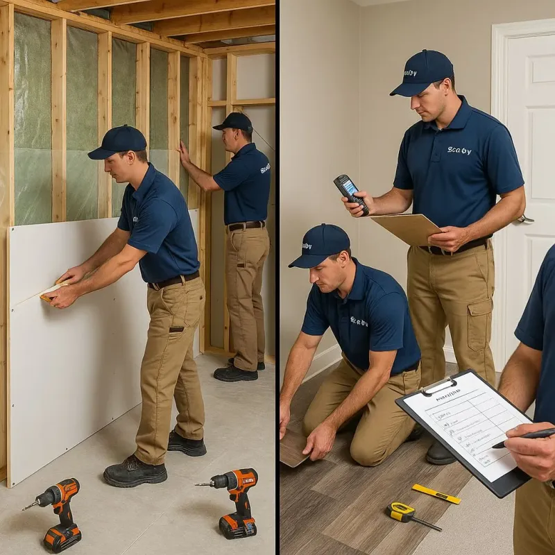Repairs and Reconstruction process in Princeton Meadows, NJ