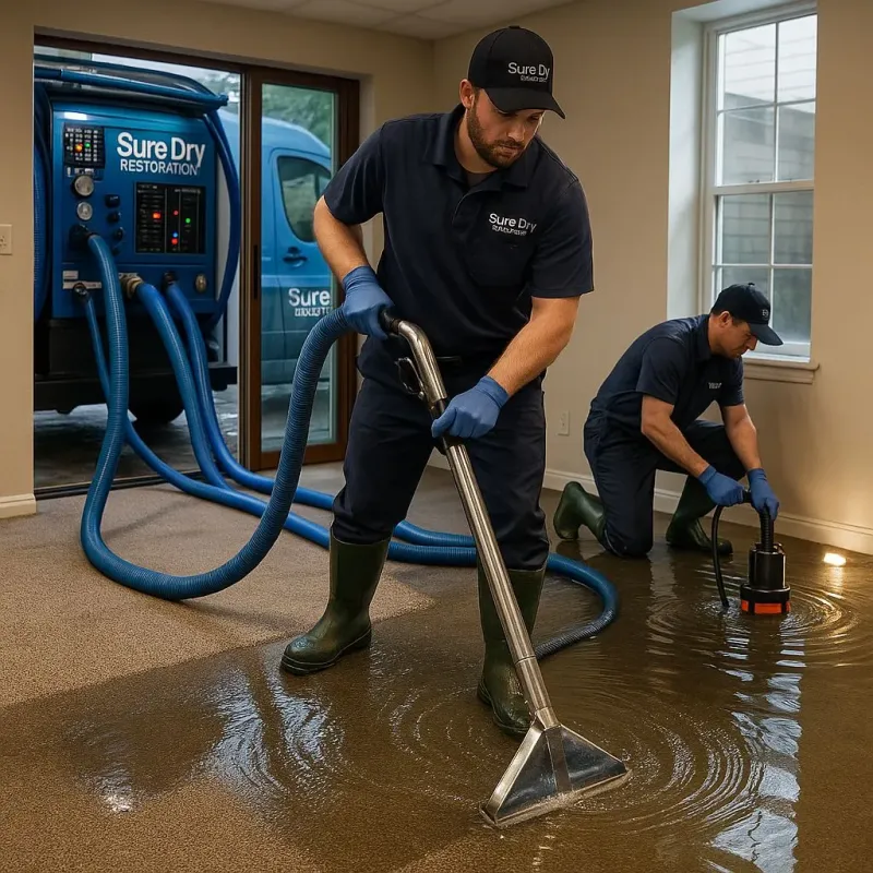 Water Extraction and Removal process in Princeton Meadows, NJ
